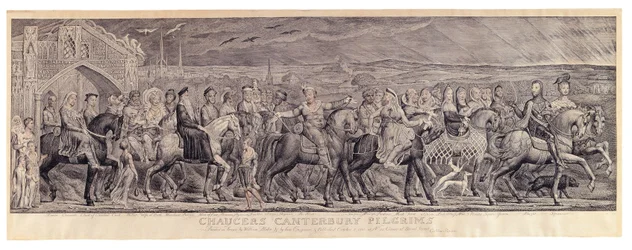 Les pèlerins de Canterbury de Chaucer